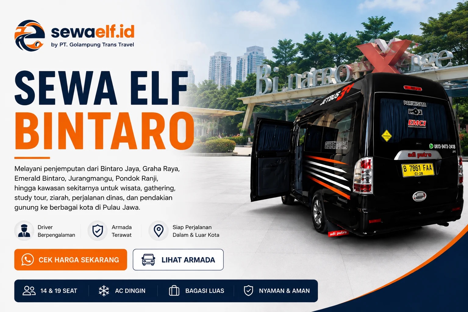 Sewa Elf Bintaro