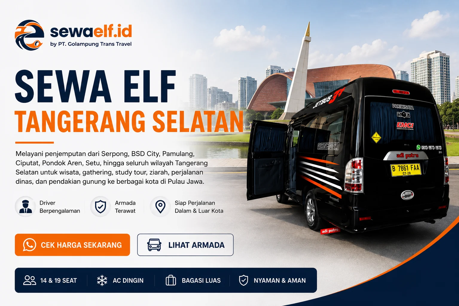 Sewa Elf Tangerang Selatan